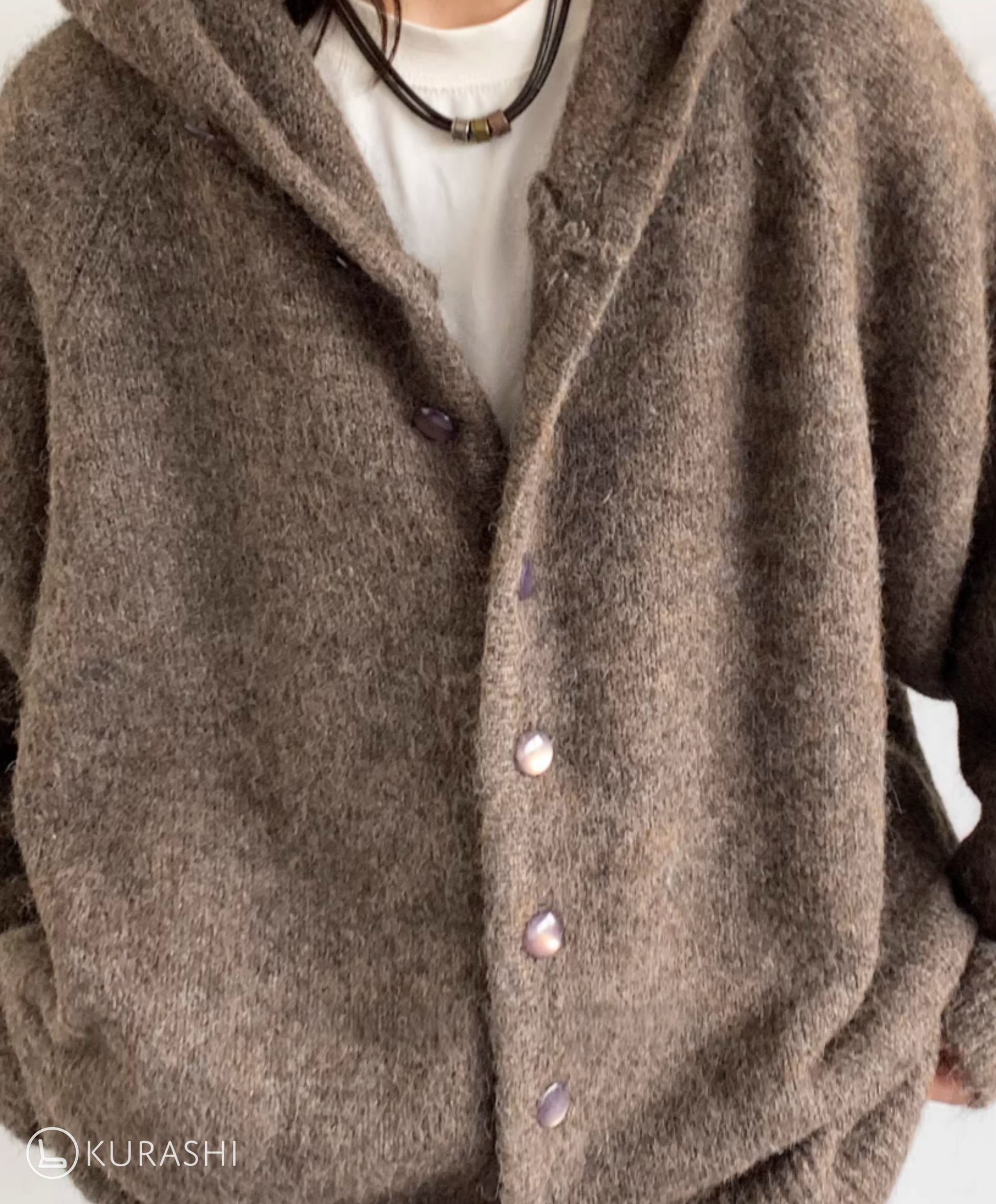 Arashi Knit Hooded Cardigan