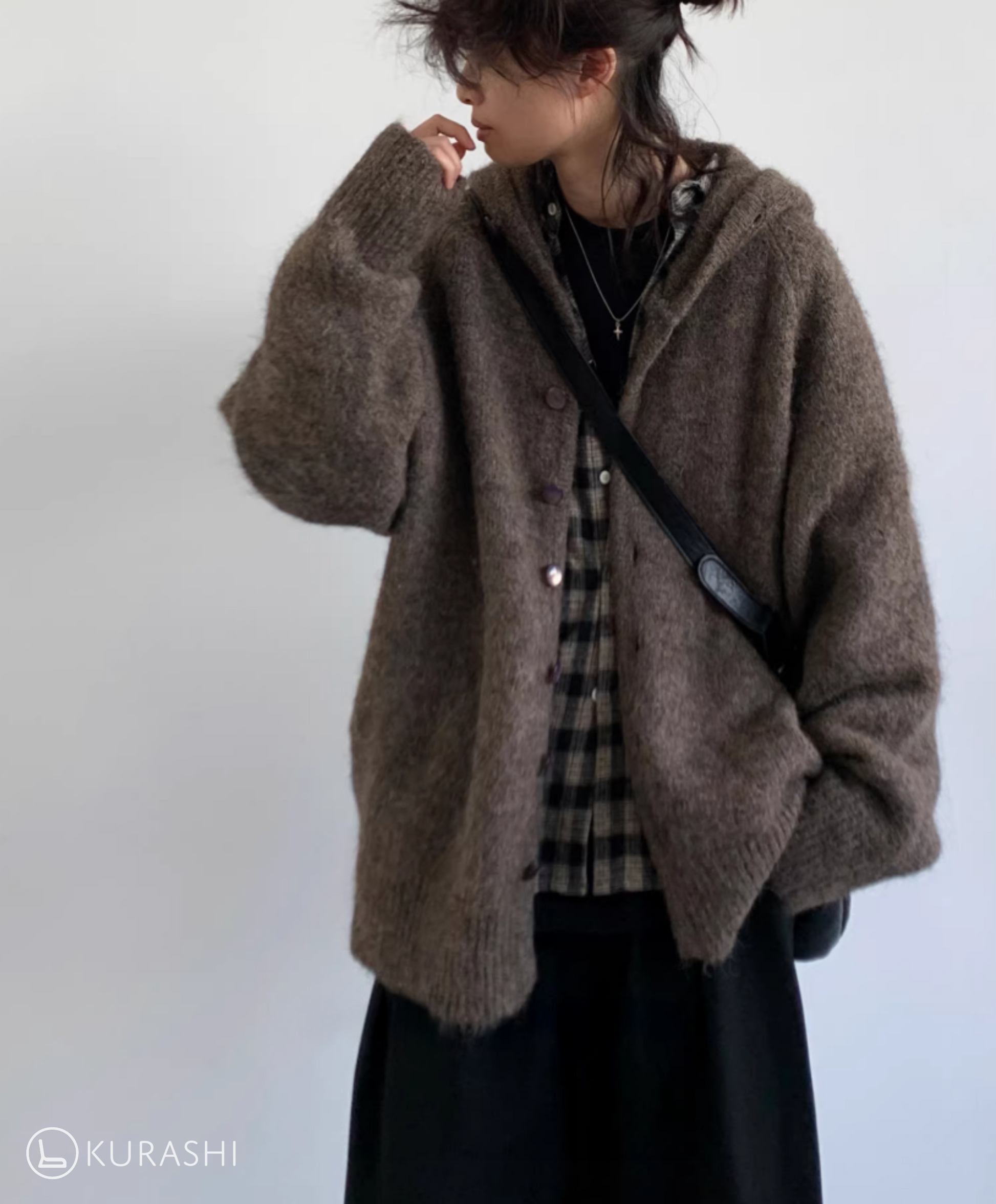 Arashi Knit Hooded Cardigan