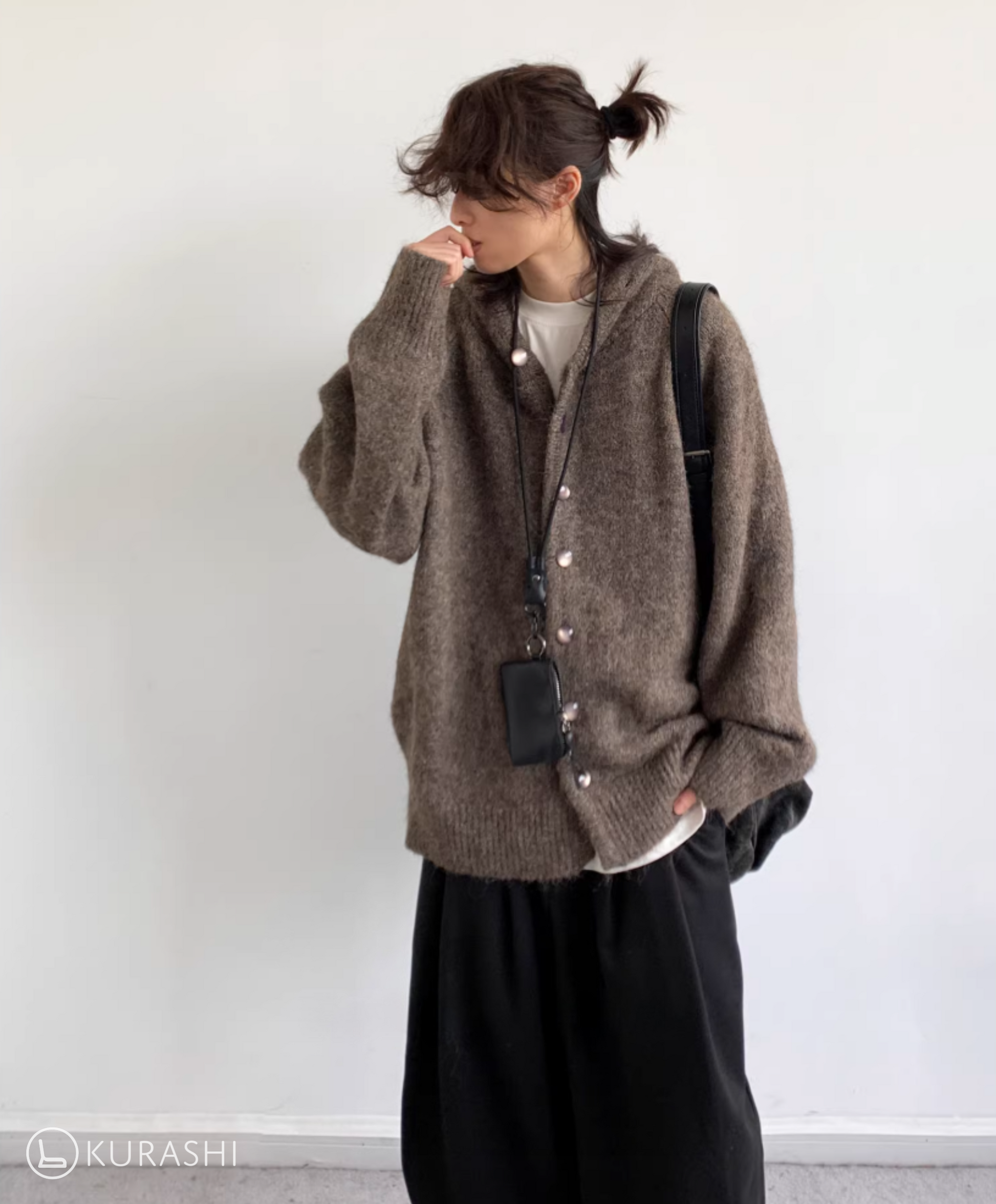 Arashi Knit Hooded Cardigan