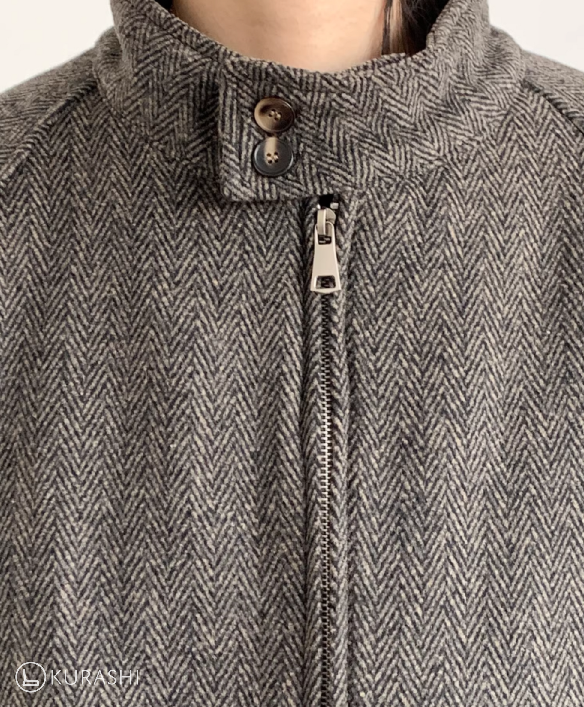 Renji Textured Zip-Up Jacket