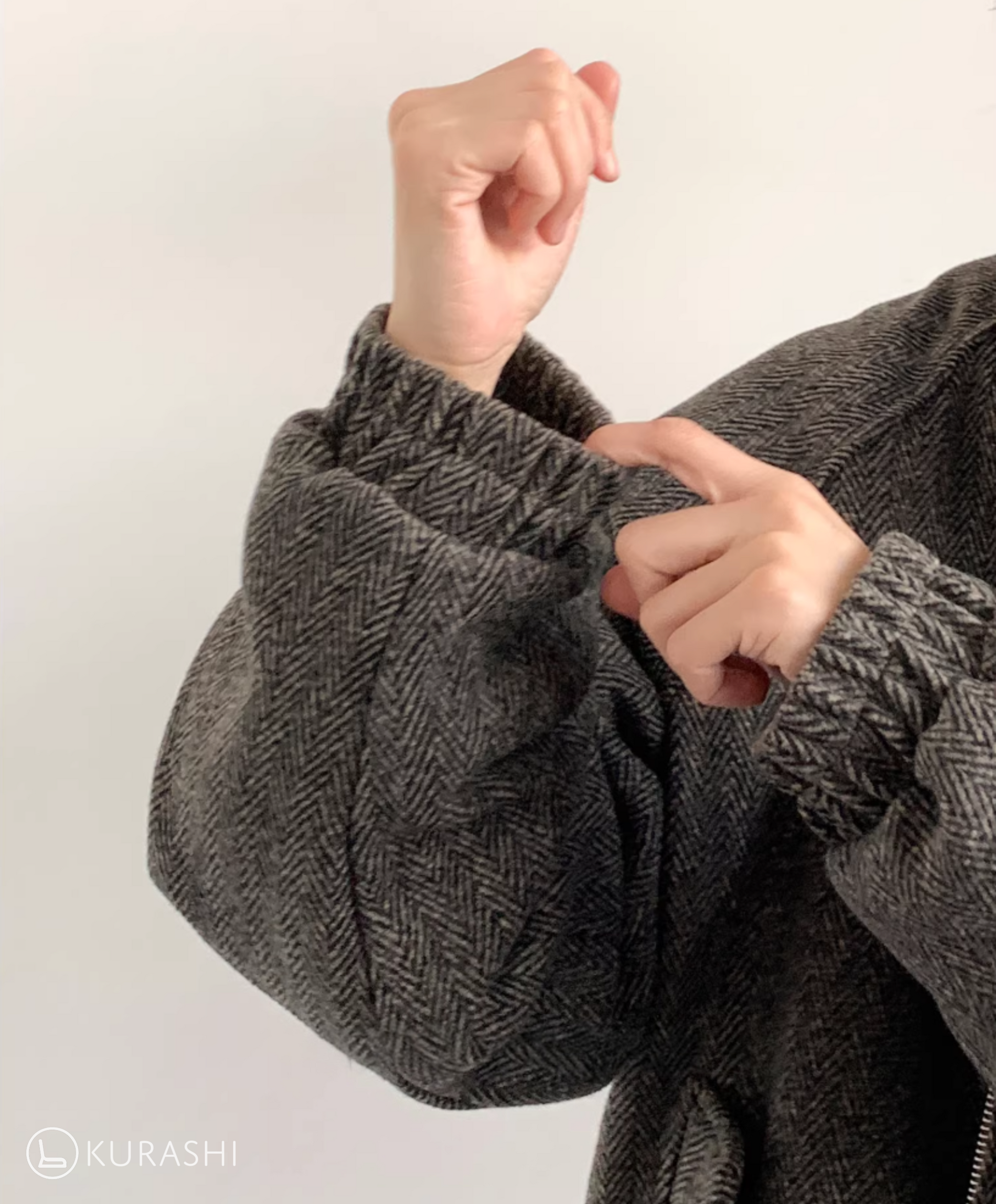 Renji Textured Zip-Up Jacket