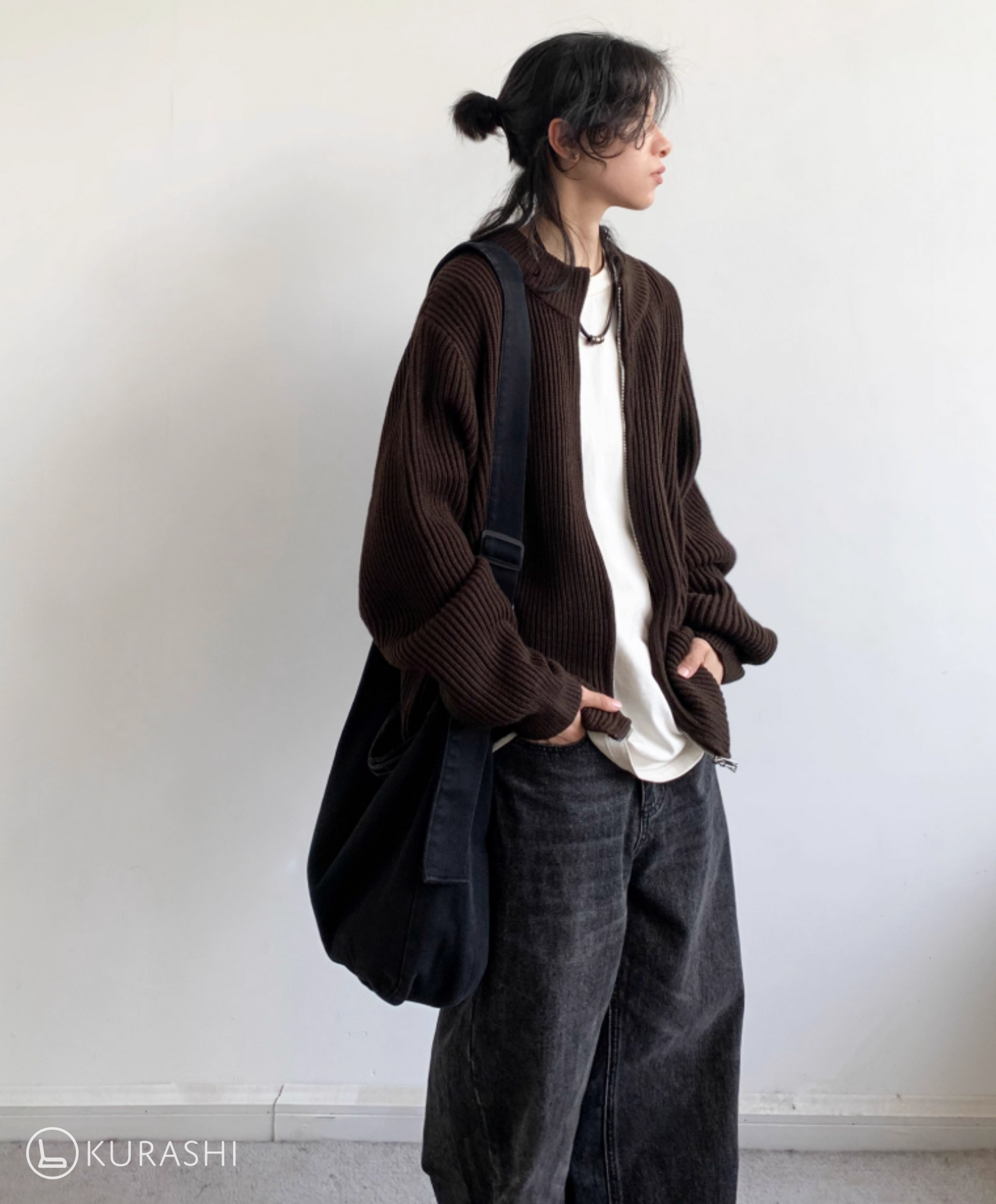 Takeda Knit Zip Cardigan