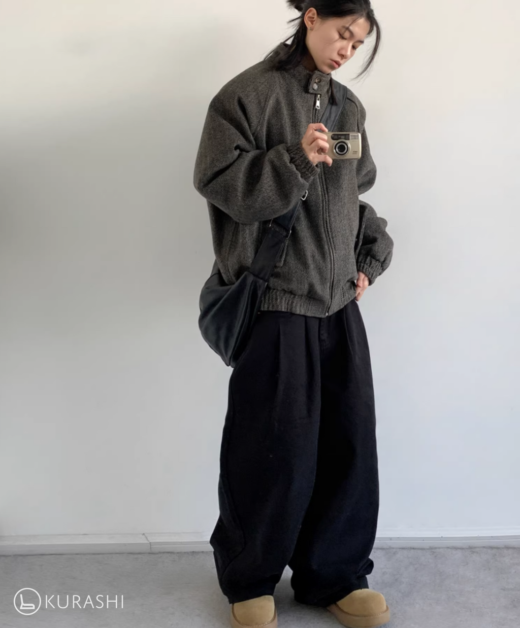 Renji Textured Zip-Up Jacket