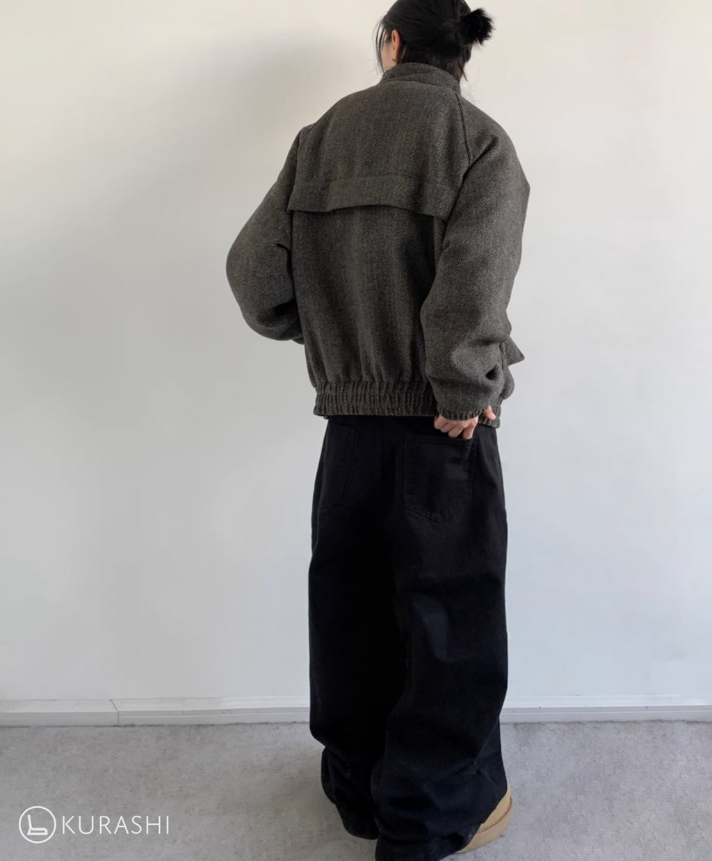 Renji Textured Zip-Up Jacket