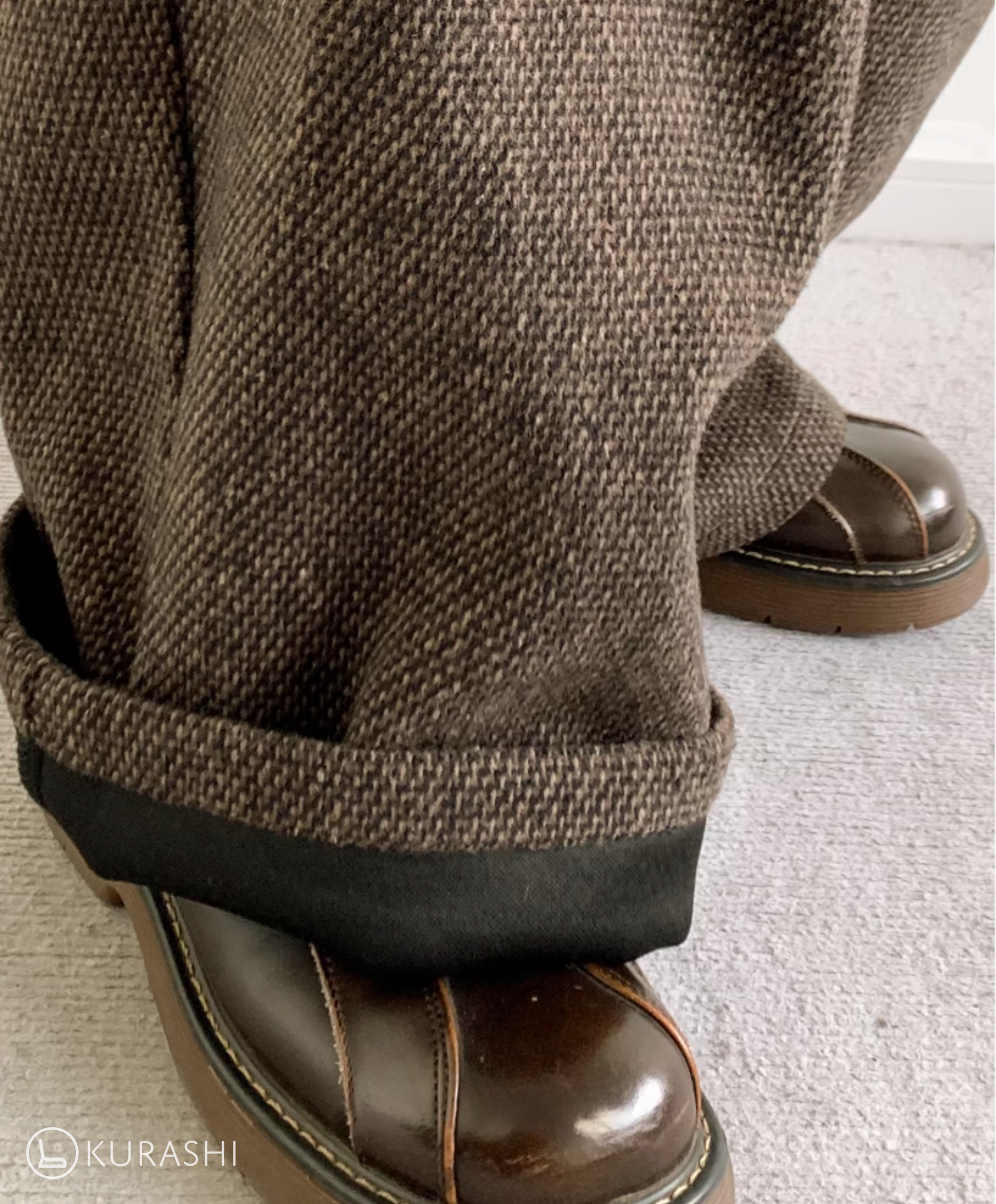 Daichi Wool Wide-Leg Trousers