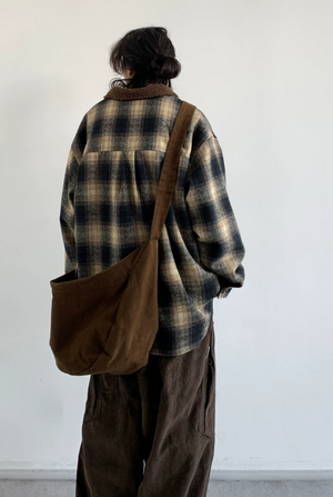 Toshi Sherpa Plaid Jacket