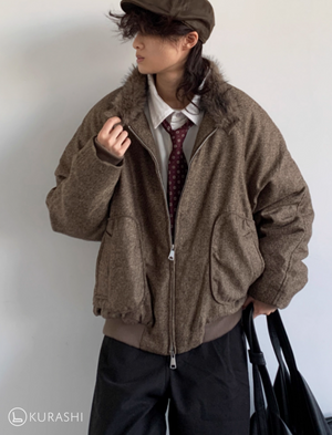 Haruto Vintage Fleece Collar Jacket