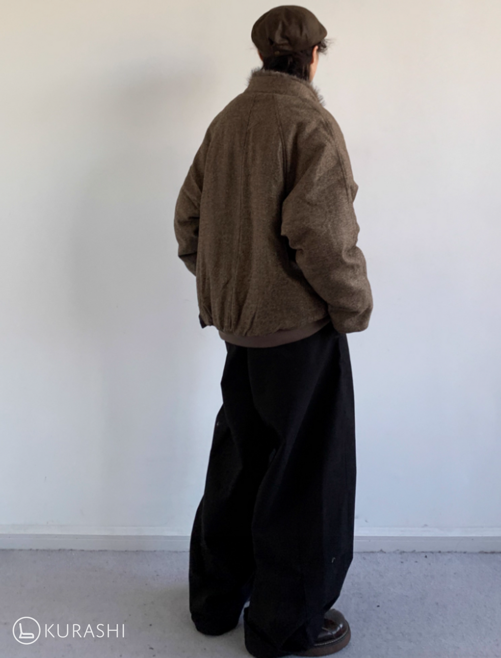 Haruto Vintage Fleece Collar Jacket – Kurashi Living Haruto Vintage Fleece Collar Jacket – Kurashi Living