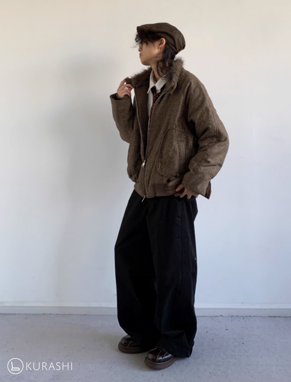 Haruto Vintage Fleece Collar Jacket