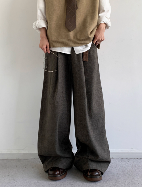 Kiyoto Glen Plaid Trousers