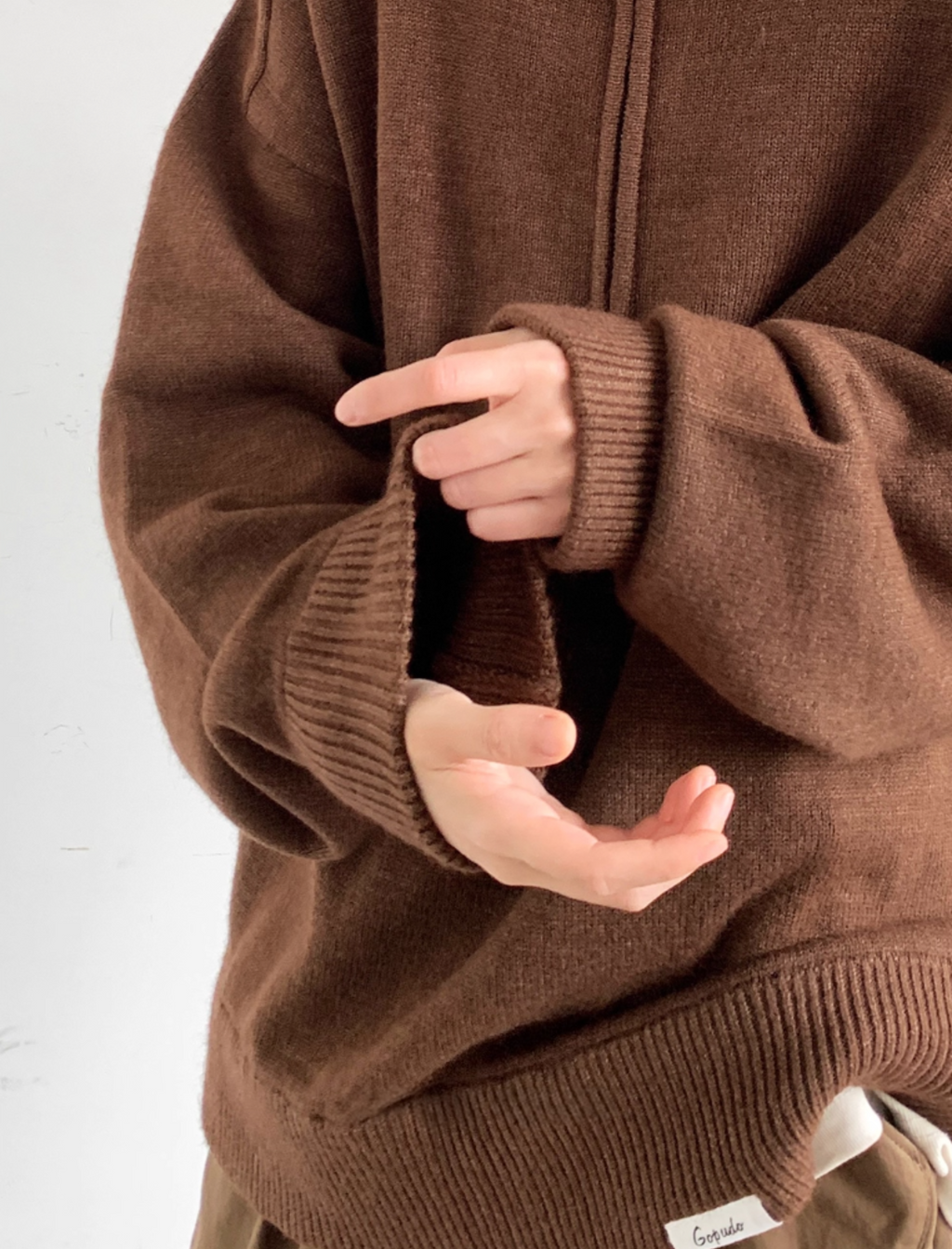 Sanyu Half-Zip Knit Pullover