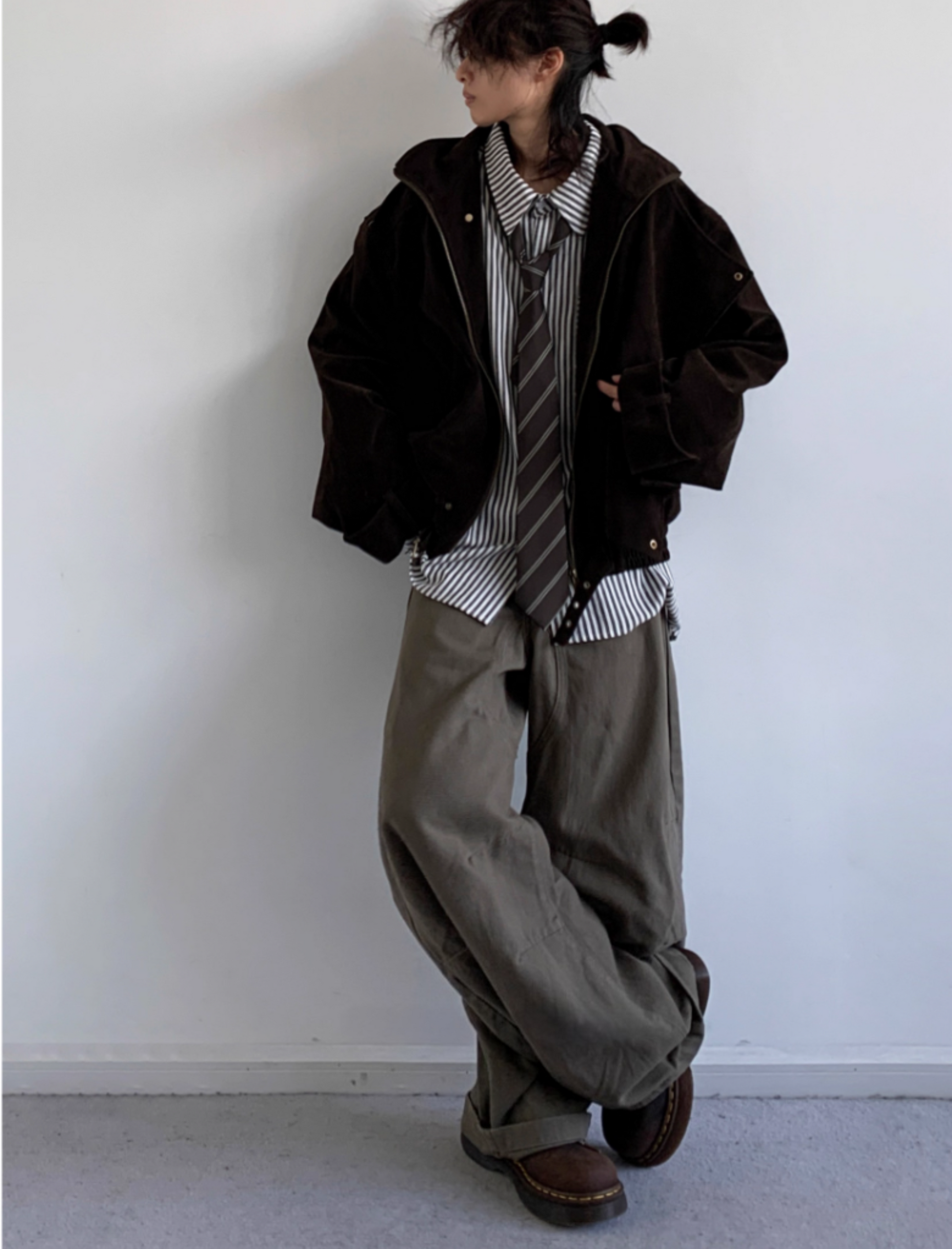 Renka Wide-Leg Work Pants