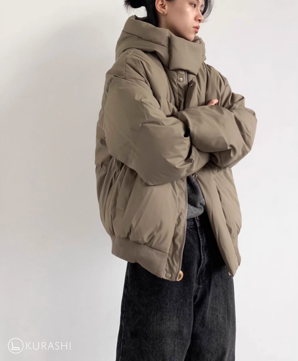 Ryo High-Neck Padded Jacket
