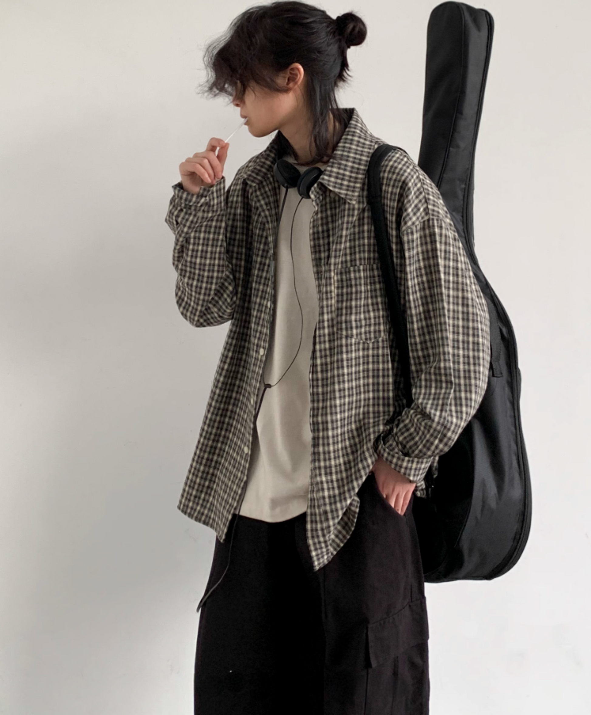 Haruka Vintage Check Shirt