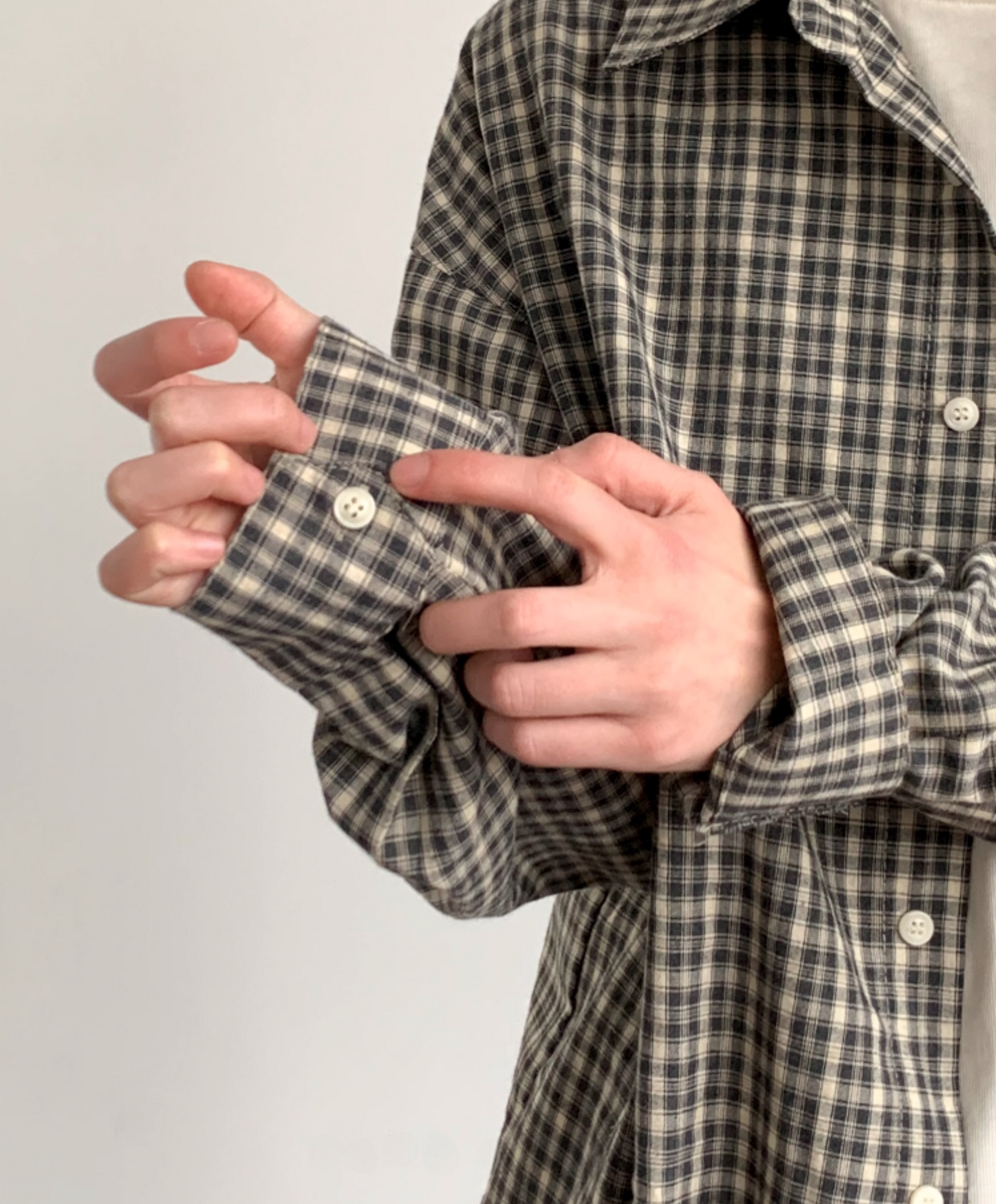Haruka Vintage Check Shirt – Kurashi Living