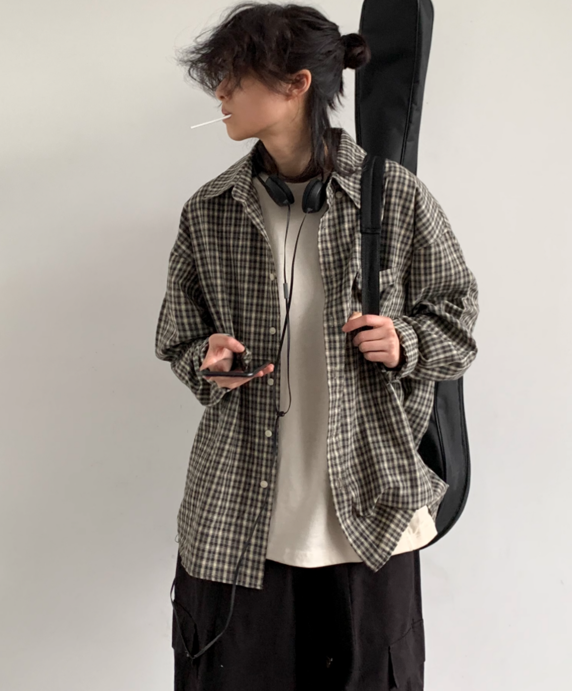 Haruka Vintage Check Shirt