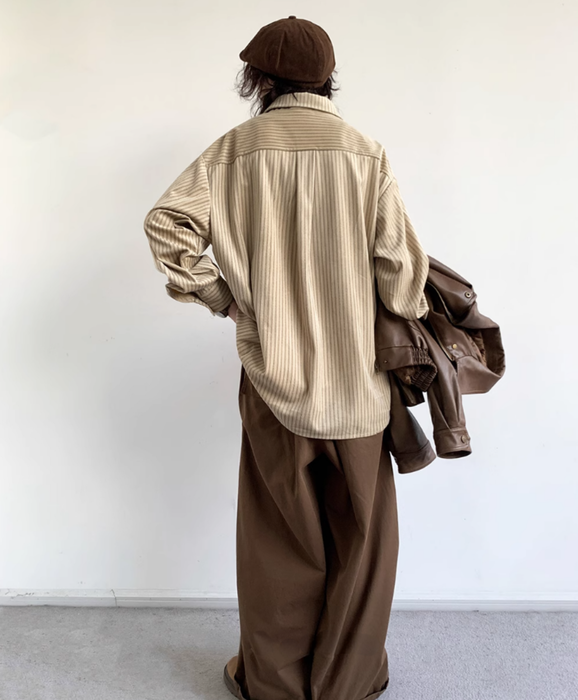 Hikaru Striped Corduroy Shirt
