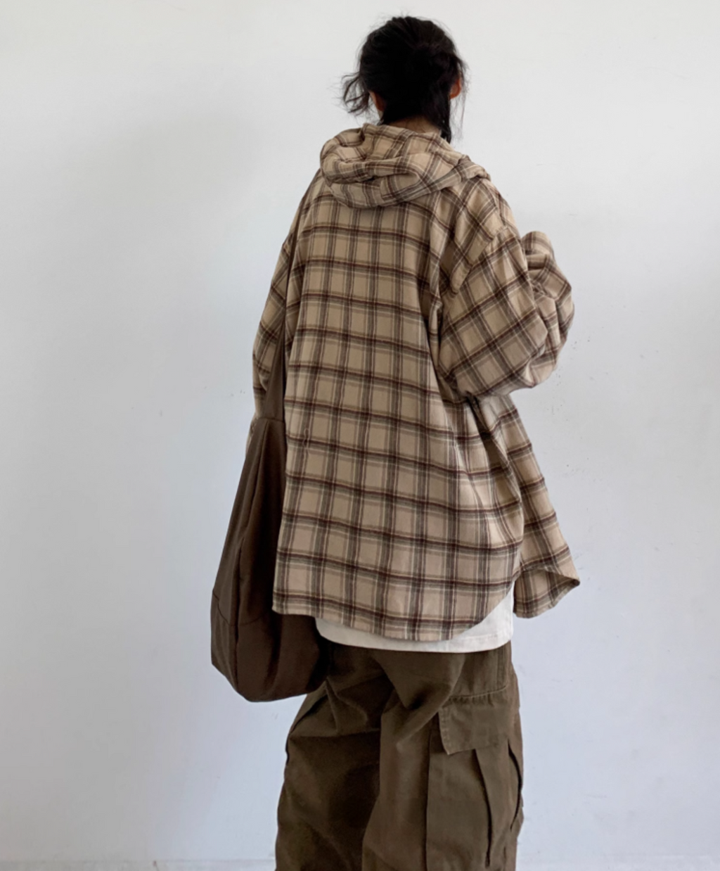 Amano Vintage Check Hoodie