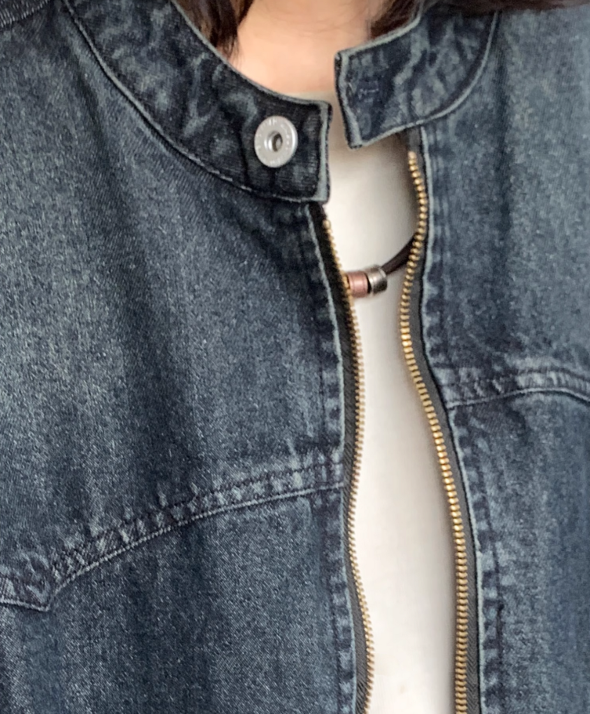 Kurashi Washed Denim Work Jacket