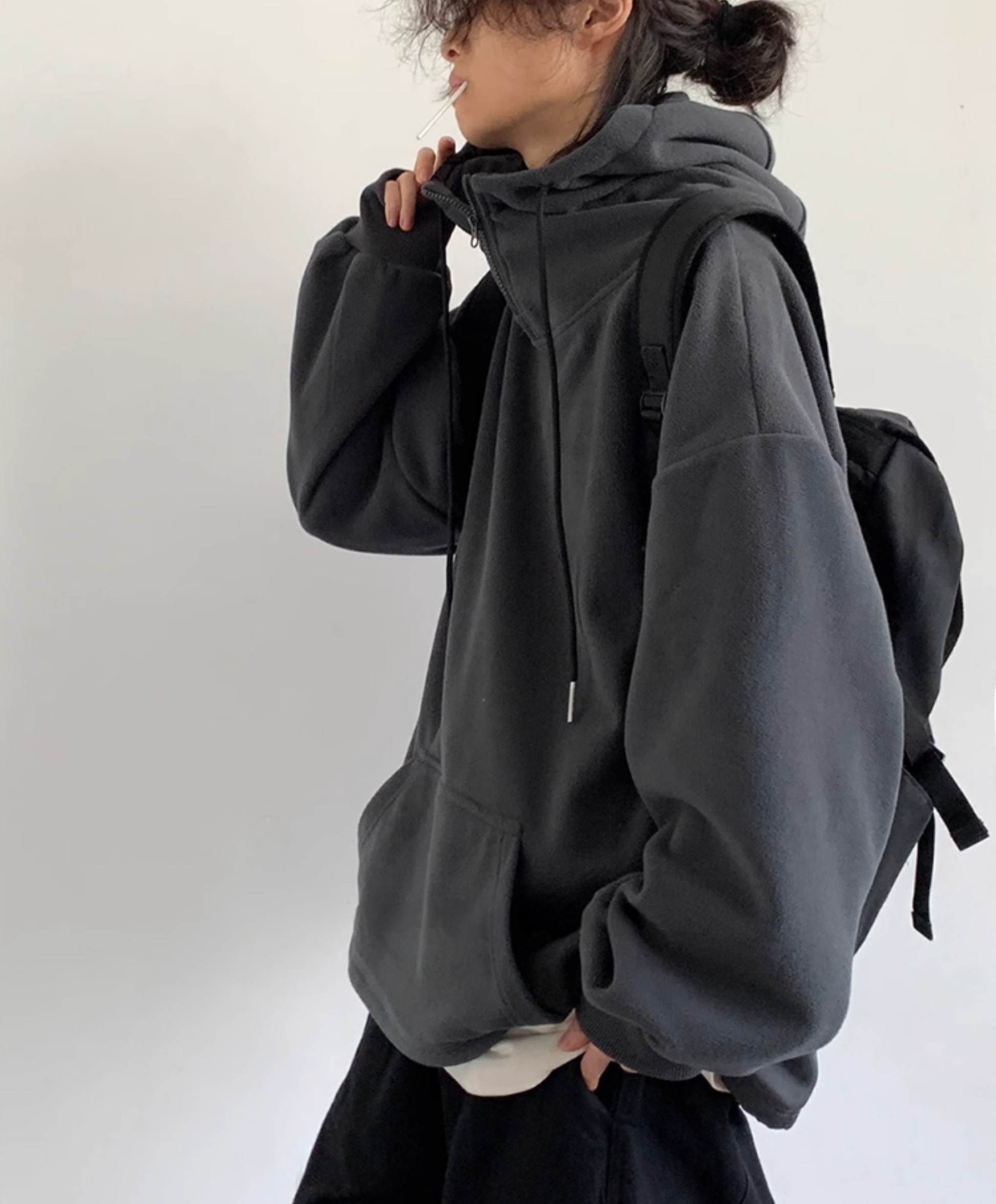 Shisui Fleece Half-Zip Hoodie