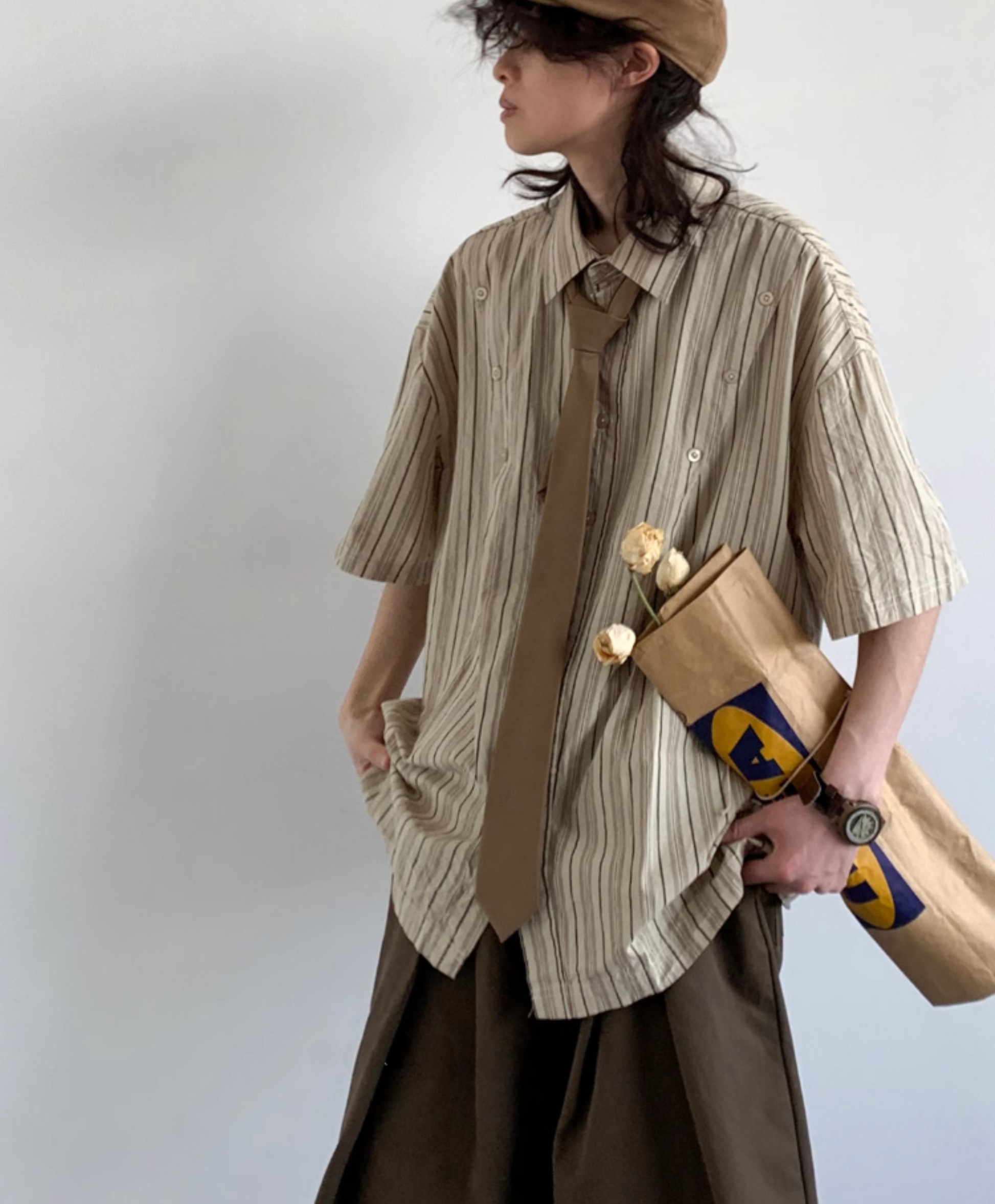 Nomi Striped Overshirt