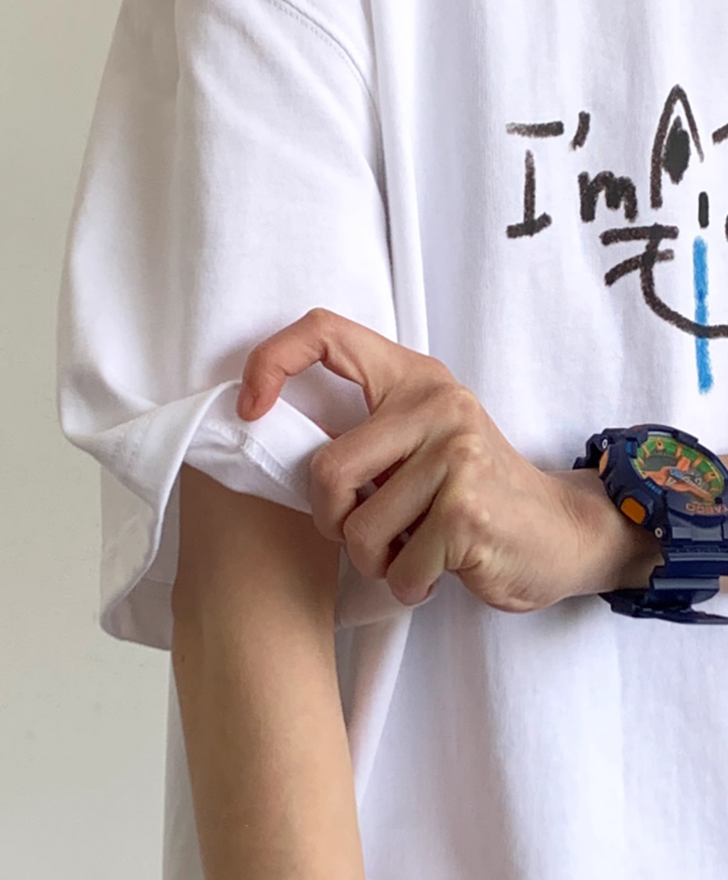 "Im Fine" Crying Cat Tee