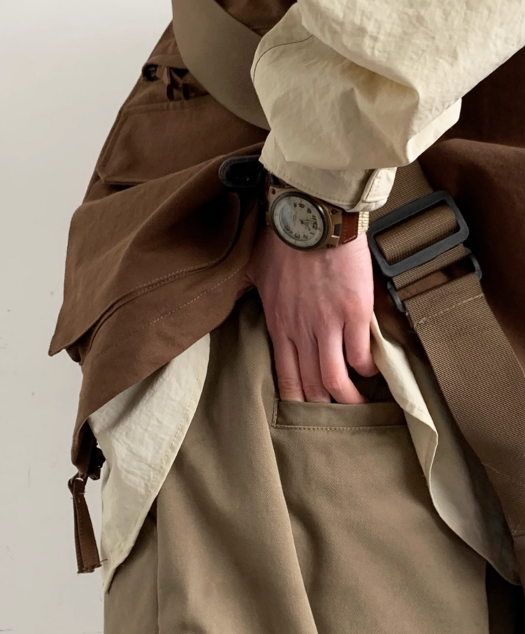 Jikaze Wide-Leg Utility Trousers
