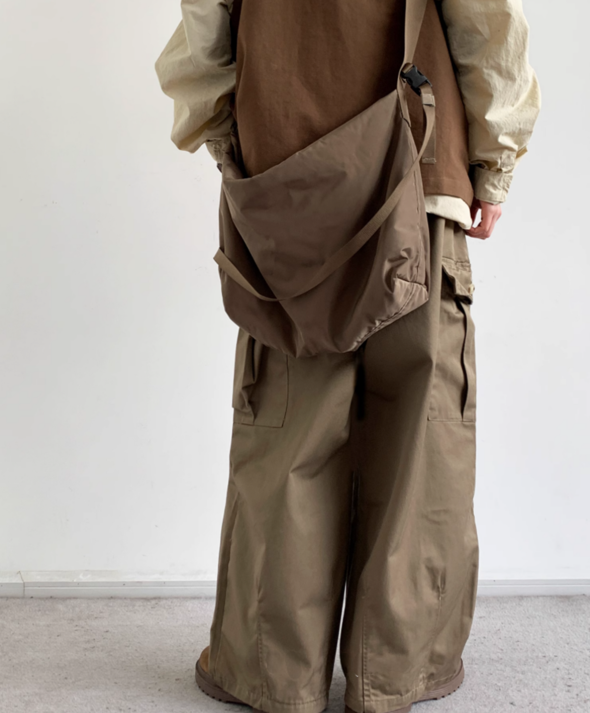 Jikaze Wide-Leg Utility Trousers