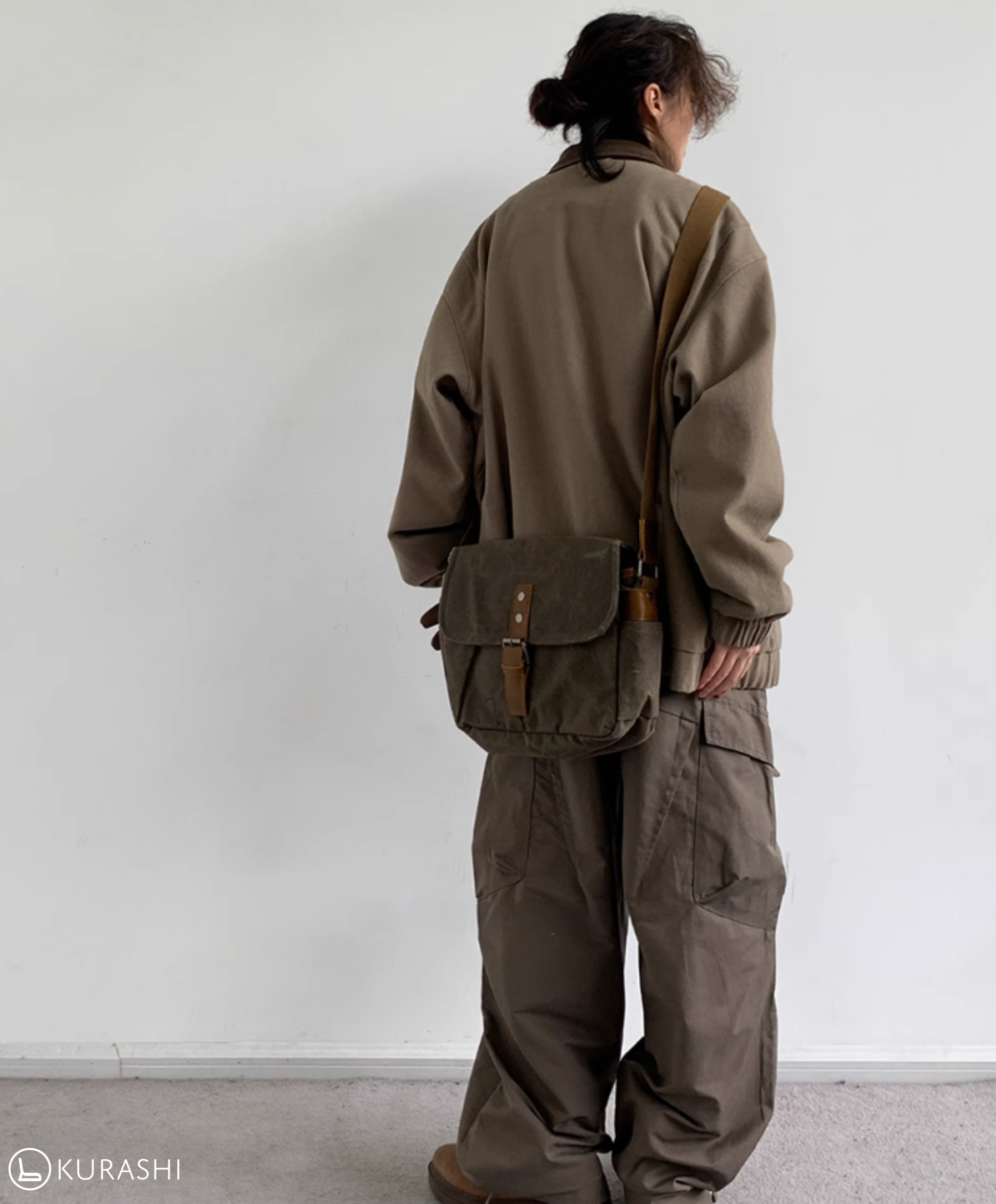 Patchwork Utility Work Jacket