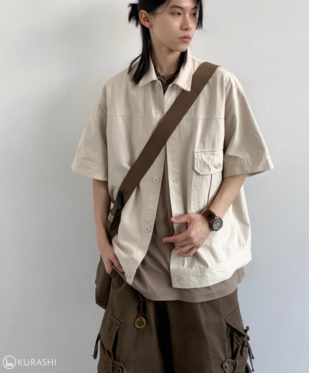 Shizen Washed Short Sleeve Shirt