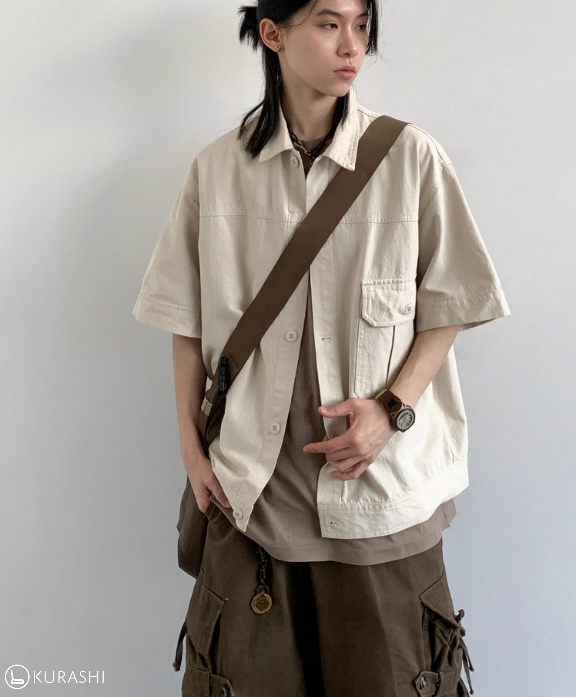 Shizen Washed Short Sleeve Shirt