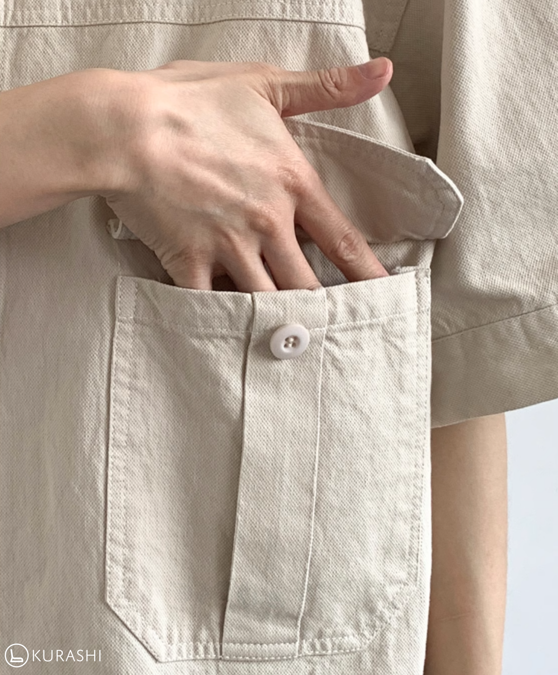 Shizen Washed Short Sleeve Shirt