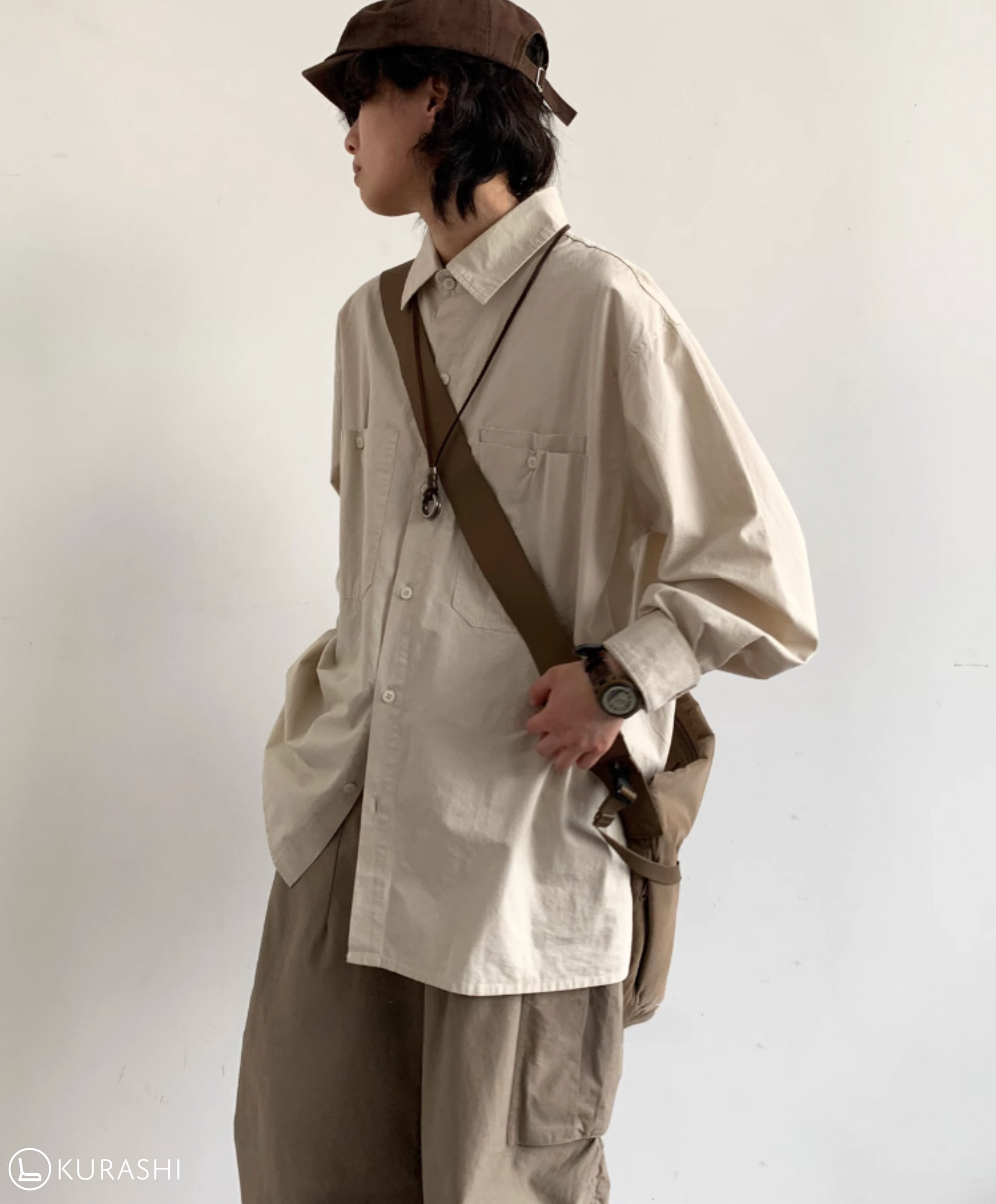 Aren Wide Utility Shirt