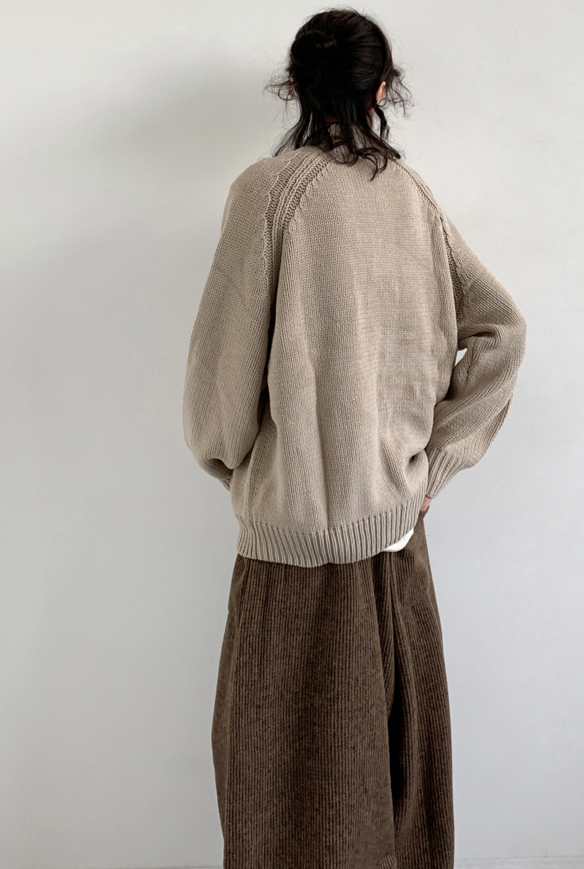 Aoki Knit Zip Cardigan