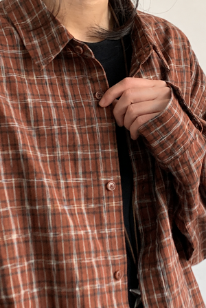Akio Vintage Plaid Overshirt