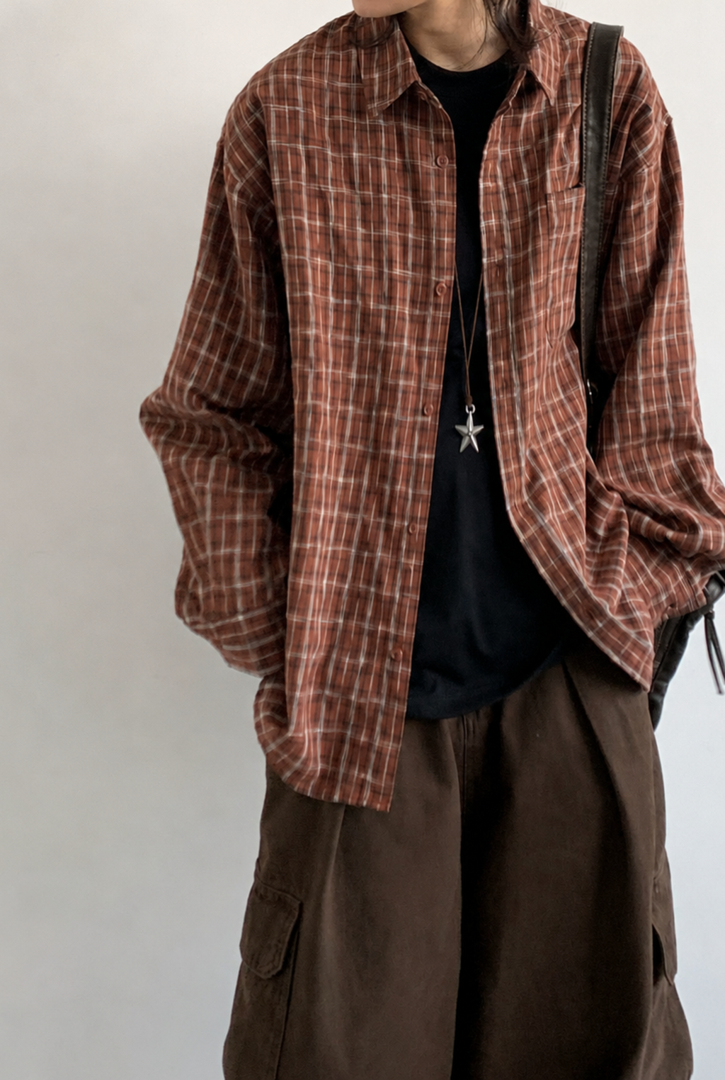 Akio Vintage Plaid Overshirt
