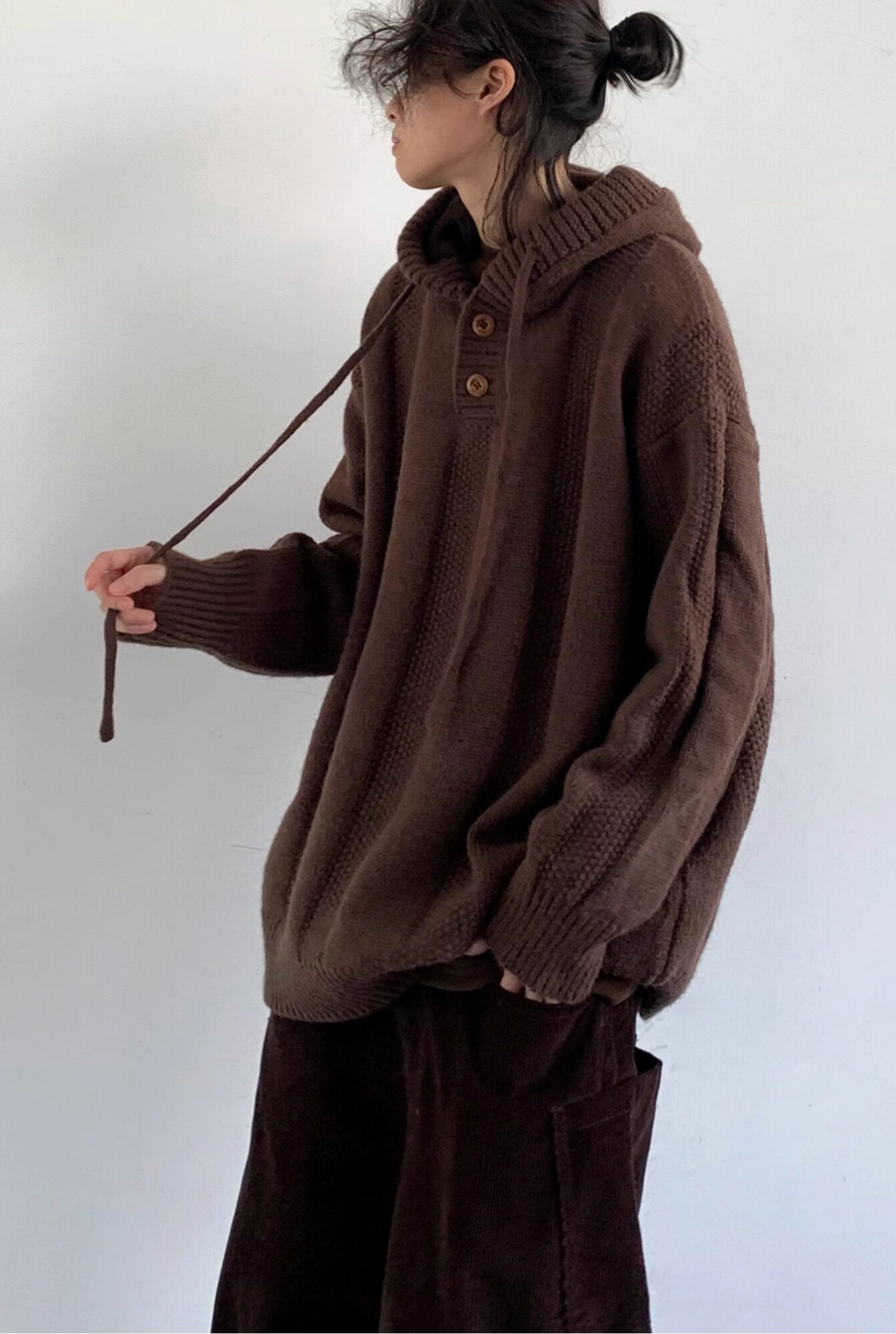 Shibui Knit Hooded Pullover
