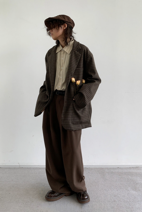 Kaede Check Blazer
