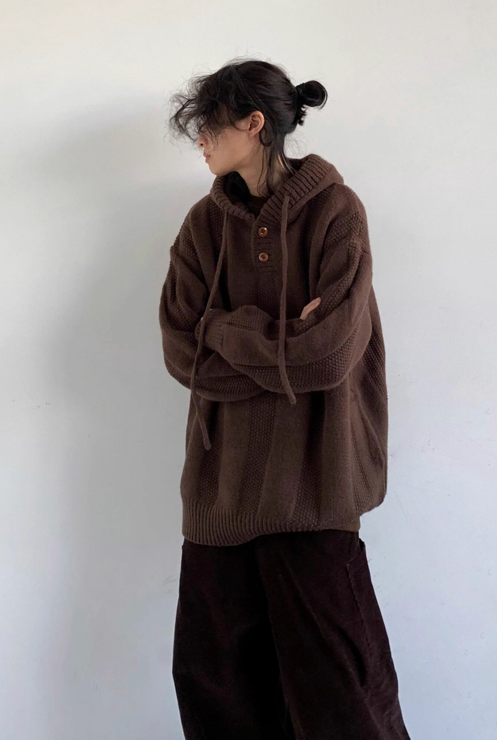Shibui Knit Hooded Pullover