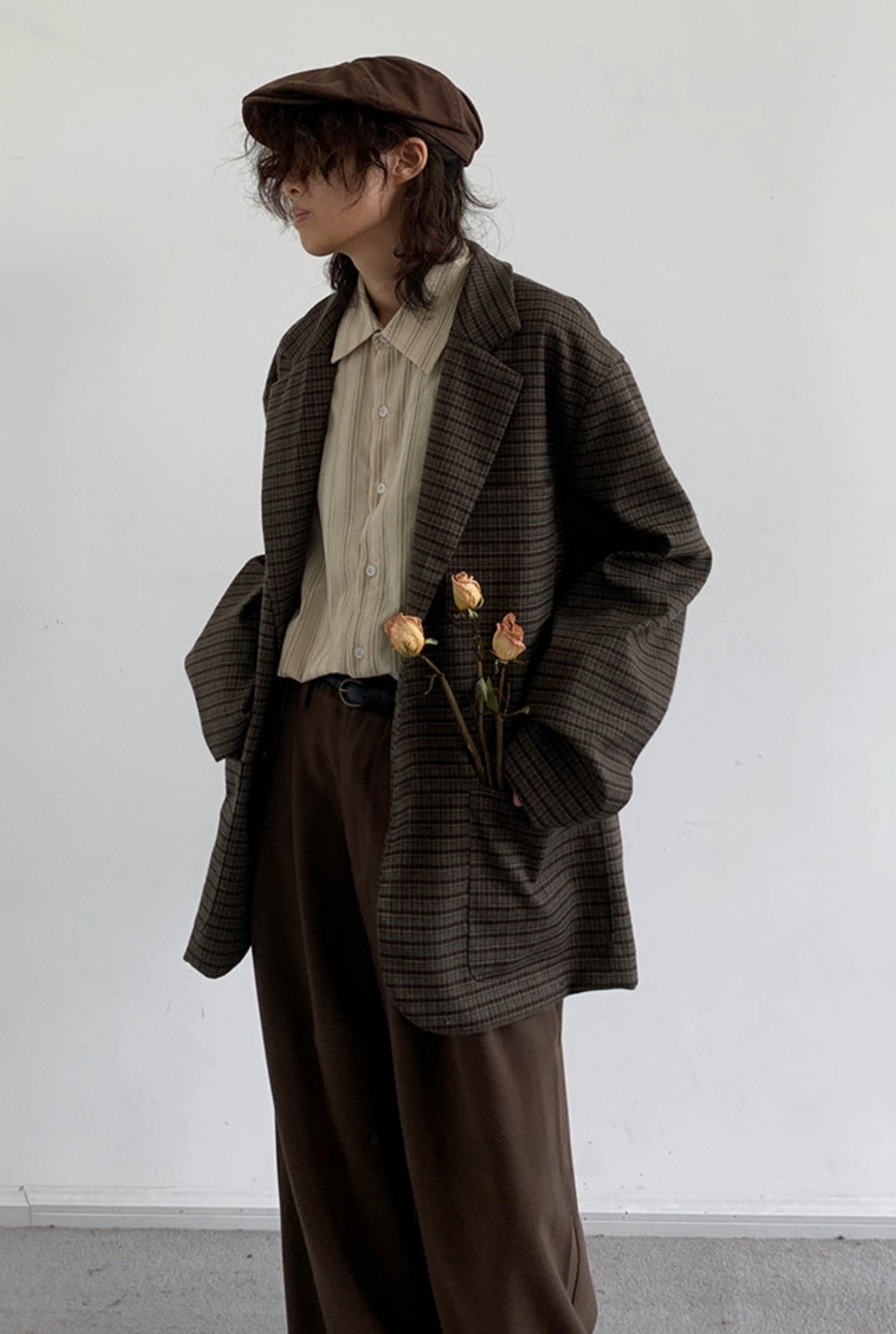 Kaede Check Blazer