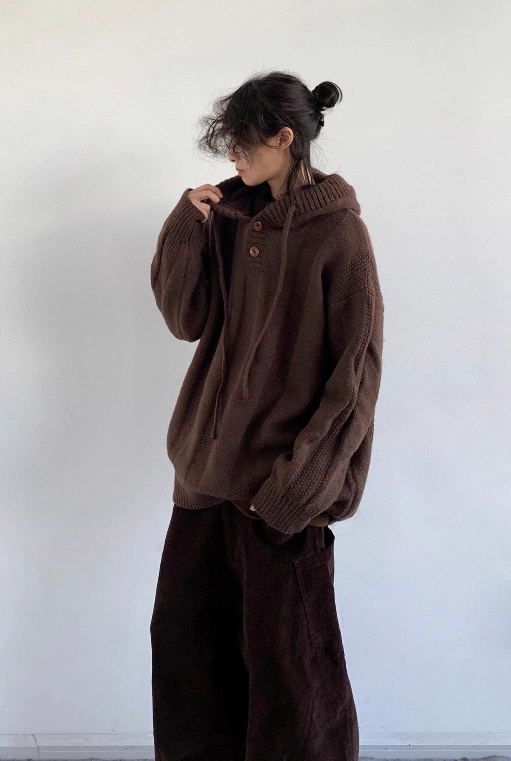 Shibui Knit Hooded Pullover