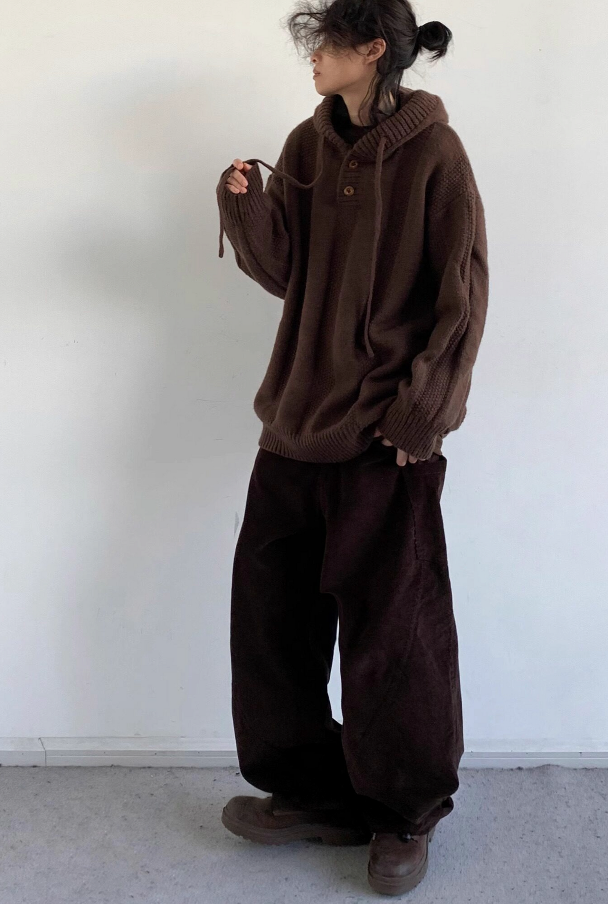 Shibui Knit Hooded Pullover
