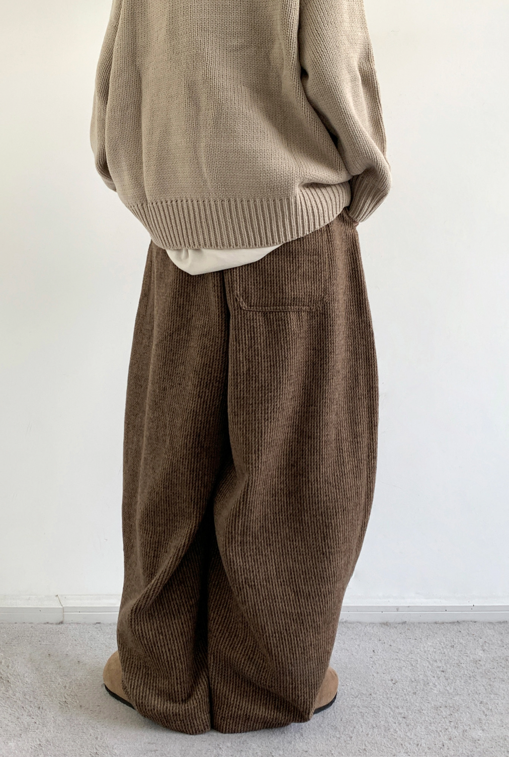 Corduroy Knit-Waist Lounge Pants