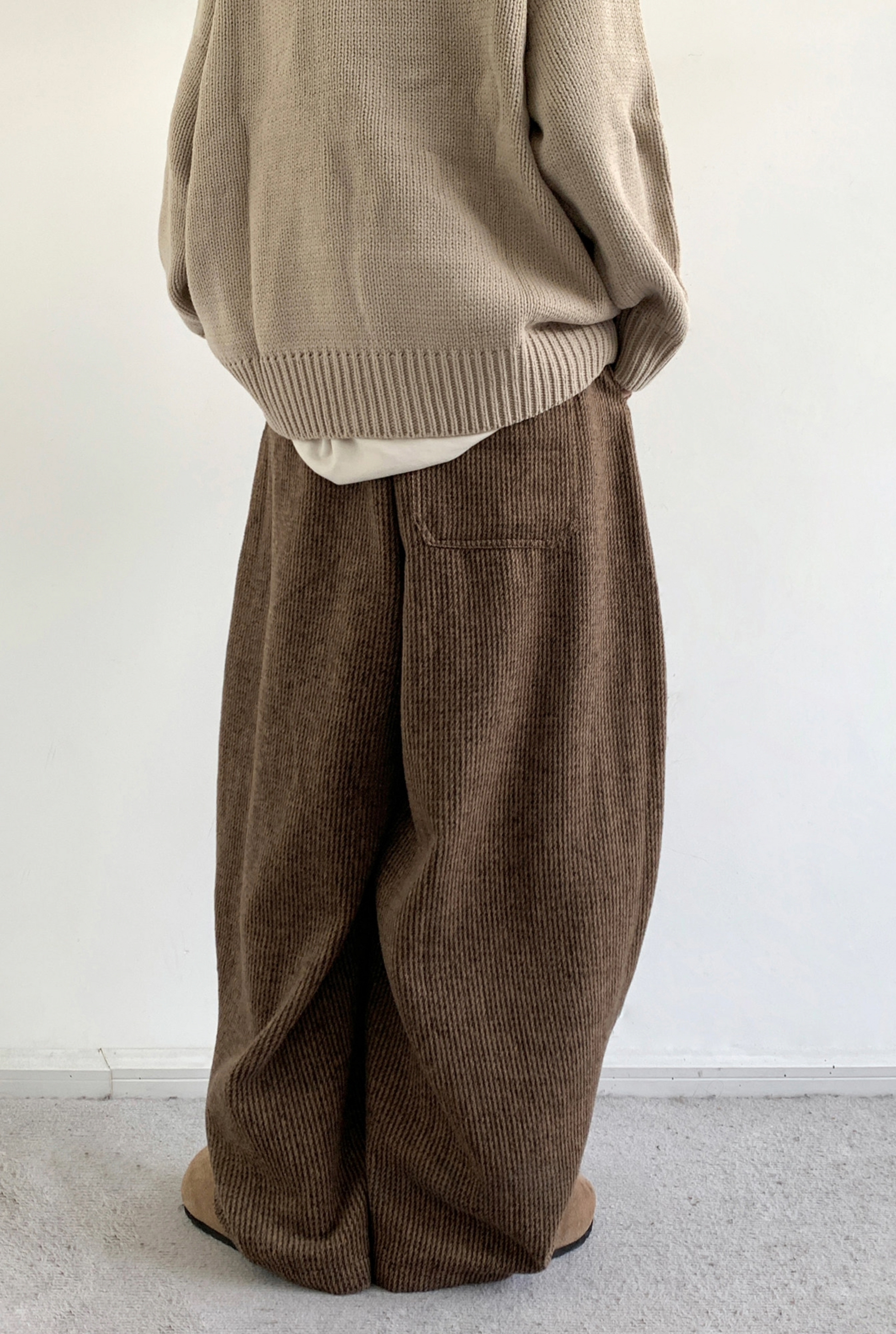 Corduroy Knit-Waist Lounge Pants