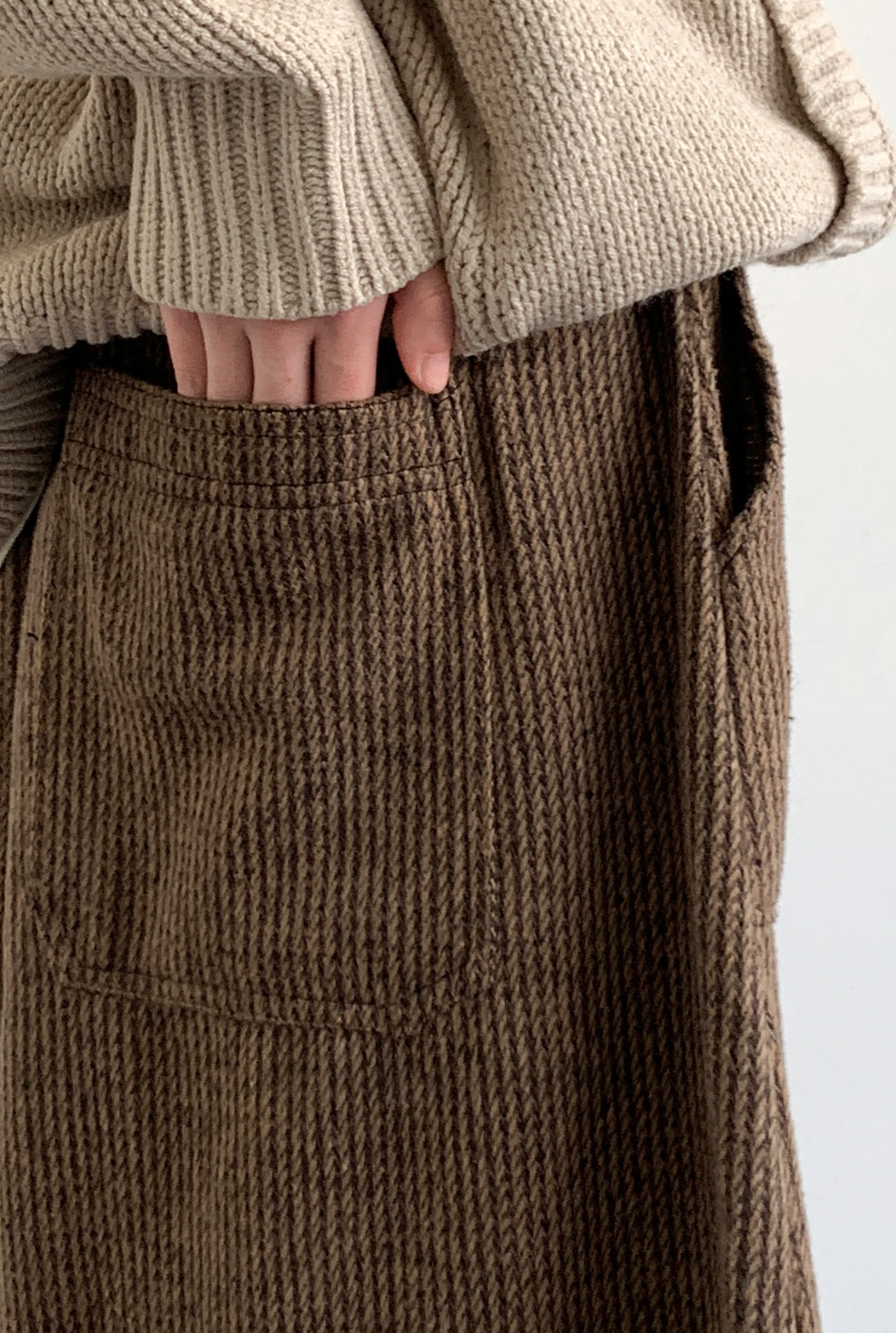 Corduroy Knit-Waist Lounge Pants