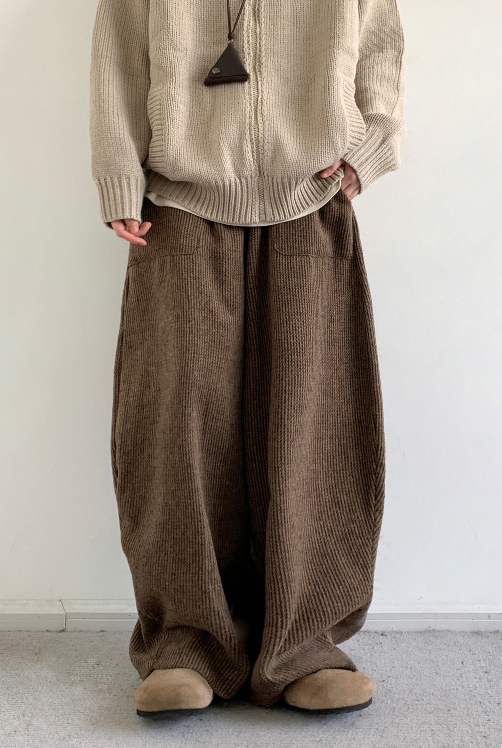 Corduroy Knit-Waist Lounge Pants