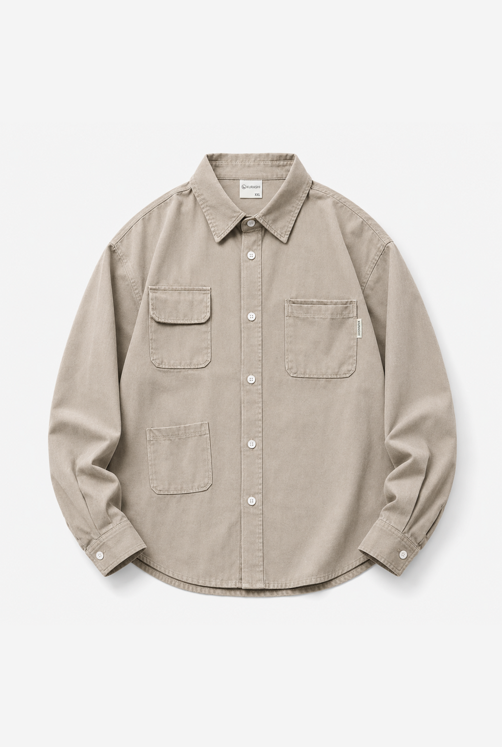 Retro Field Utility Button Shirt