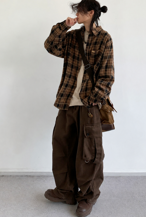 Kohaku Plaid Overshirt