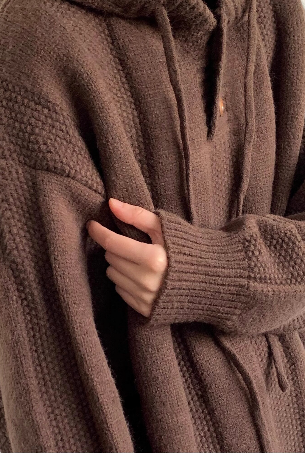 Shibui Knit Hooded Pullover