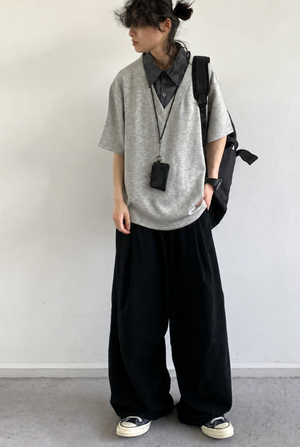 Aoi Layered Polo Tee